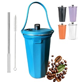 KAISWK Tumbler with Straw, 20.3 fl oz (600 ml), Large Capacity, Straw Water Bottle, Vacuum Insulated, Tumbler, Stylish, Stainless Steel, Portable Coffee, Cup, Lightweight Tumbler, Vacuum Insulated,