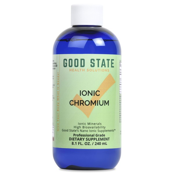 Good State Liquid Ionic Chromium (96 servings at 600 mcg - 8 fl oz)