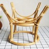 Plant Stand Flower Pot Rack Rattan Minimalist Stable 9.4in Diameter