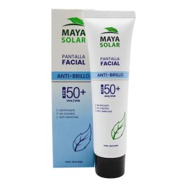 Protector Solar Facial Mineral Maya Solar Anti Brillo 50ml                                                                                            