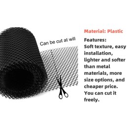 Plastic Gutter Guard,16CMX6M Heavy Duty Gutter Guards Mesh Leaf Guards for Gutters Leaf Filter
