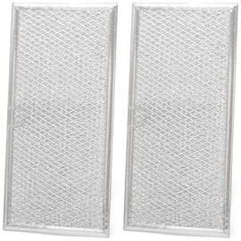 GLOXTED 2Pcs W10575379 W11190170 12-Laye Aluminum Mesh Downdraft Range Hood Grease Filter Compatible With Whirlp 5.5 x 11.63 x 0.09 Inches