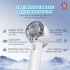 QHQ Ice Cooling Handheld Fan, Refrigerating Ice Cooling Pad Built-in