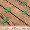4 Pcs ABS Deck Spacer Tool,4 Thicknesses Deck Board Spacers(1/16",