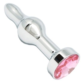 Praxia Jewelry, Plug, C Type, Pink, Maximum Diameter 1.1 inches (2.8 cm), Lotion/Cleaning Cloth Included