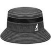 Kangol Distressed Cotton Mesh Bucket Navy, black