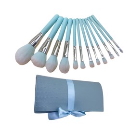 IWOWHERO Complete Makeup Brush Set 12 Pieces Blush Foundation Eye Lip Brushes Gentle Skin-friendly