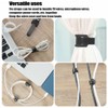 100Pcs Reusable Cable Ties - Adjustable Cable Straps, Black Hook