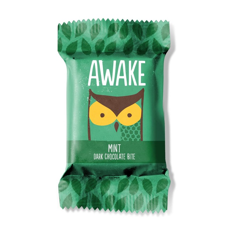 Awake Caffeinated Chocolate Energy Bites (Dark Chocolate Mint, 50)