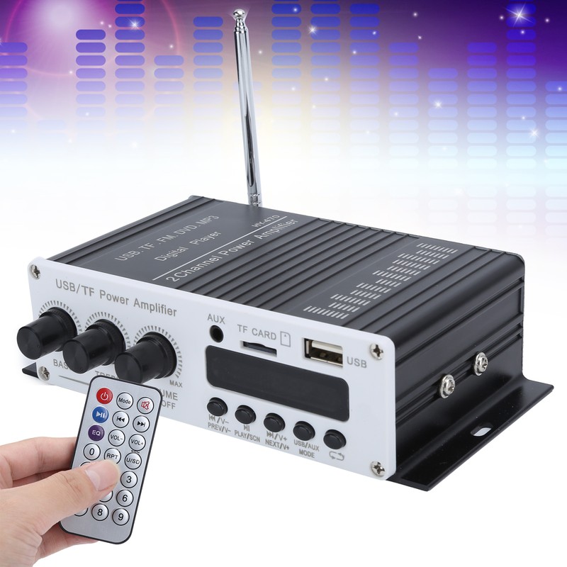 USB Memory Card Digital Player FM Bluetooth 4.2 Car Power