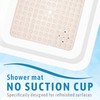 20 X 20 - No Suction Cup Shower Stall Mat