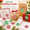 Christmas Candy Swirl Stickers 1 Inch Foil Stickers for Holiday
