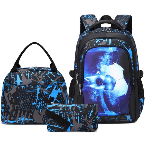Boys Backpacks For Elementary Middle School Bookbag Set Kids Heavy