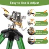 Pattiumo Sprinklers for Yard, 360° Tripod Sprinklers for Yard Large