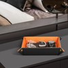 SITHON Valet Tray Desktop Storage Organizer – Premium PU Leather