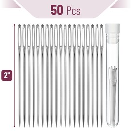 Mr. Pen- Large Eye Needles for Hand Sewing, 50 pcs, 2", Large Eye Sewing Needles, Embroidery Needles for Hand Sewing Needles Large Eye Hand Sewing Needle, Embroidery Needle