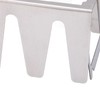 BBQ Skewer Rack Lightweight Portable Sturdy Structure Stainless Steel Wear