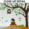 Large Tree Wall Stickers Famliy Trees Wall Decals with Green