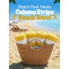 Oversized Cabana Beach Towels Set of 4 - Soft Cotton,