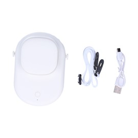 Neck Hanging Fan Mini Small Portable Silent Handheld Electric Fan for Home Office OutdoorWhite