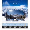 NSSIW Ski Goggles for Men Women Youth, OTG Snowboard Goggles/Snow