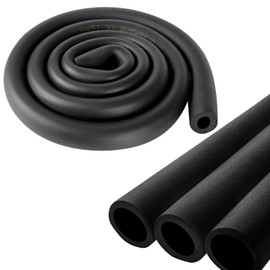 Foam Pipe Insulation 1-1/8" Outdoor Pipe Insulation Foam Tubes Black Pipe Insulation Foam Tube 1-1/8"ID X 3/8" TK-6Ft