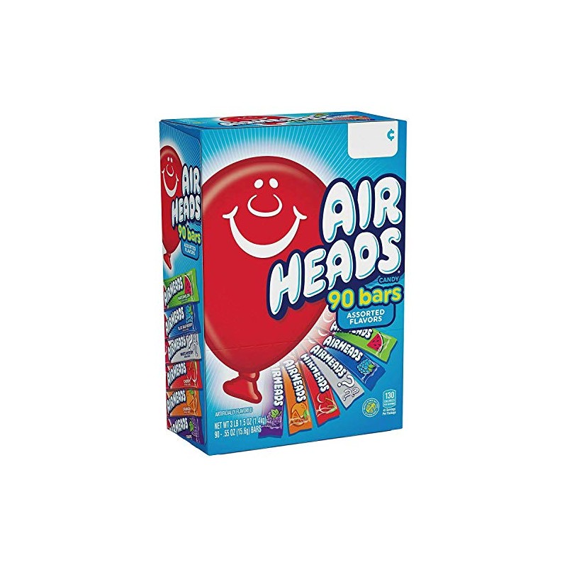 Airheads Bars, Chewy Fruit Candy, Easter Basket Stuffers, Variety Pack,