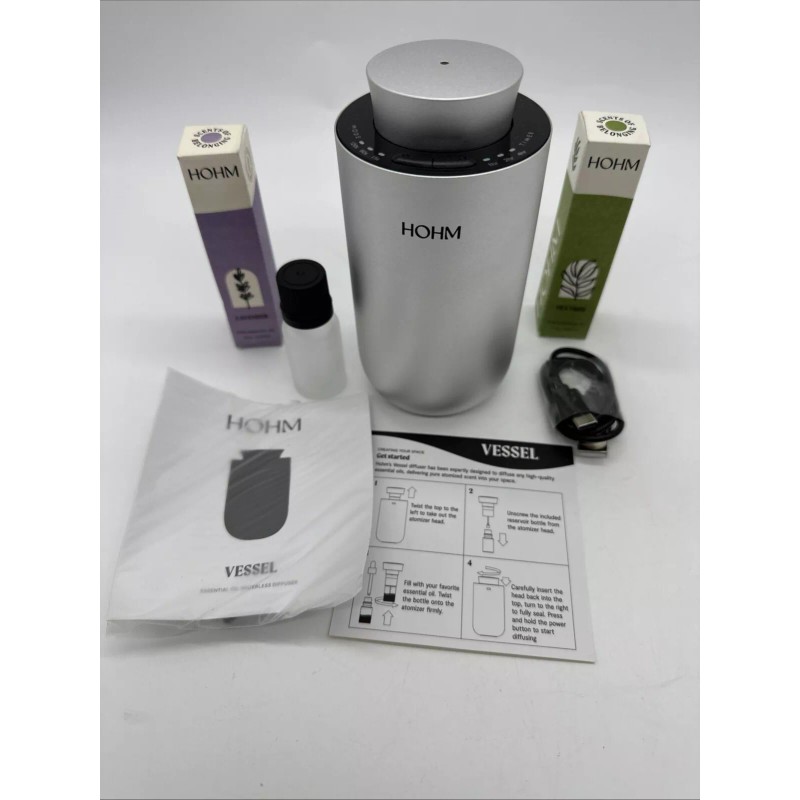 Hoh m Waterless Diffuser Portable Essential Oil Atomizer Vessel With