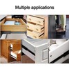 GLE2016 2 Sections Metal Drawer Slide Rail Tracks Ball Bearing