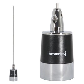 Tram Browning 450 to 490 MHz No Ground Plane UHF 2.4 dBd Gain 13" Tall Tunable NMO Antenna Works on Fiberglass, Plastic and Metal Vehicles 20 MHz Bandwidth
