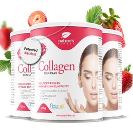 Nature's Finest by Nutrisslim Collagen Skincare - Fish Collagen Powder Naticol (5000mg) with MSM, Vitamin C, Ashwagandha - Hydrolyzed Marine Collagen Type 1, Gluten Free - 360 g