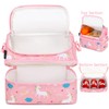 FlowFly Kids Double Decker Cooler Insulated Lunch Bag Large Tote