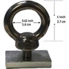 4 Pack - Heavy-Duty Stainless Steel Eye Bolt tie Down