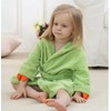 Alltops Little Boys Girls Cotton Towel Bathrobe Cartoon Dinosaur Hooded