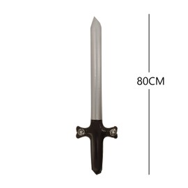 Lizzy Inflatable Toy, Knight Sword (80cm), Onesize, Reusable Plastic | Easy to Inflate, Lightweight, Fun Photo Prop | Pool Party, Beach, Fancy Dress, Kids Outdoor Play