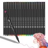 Surcotto Fineliner Pens, 24 Colour Fine Point Pens Set 0.4mm