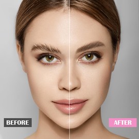 Eyebrow Mascara, Waterproof & Smudgeproof Styling Eyebrow Gel Eyebrow Instant Glue, Professional Brow Makeup for Thick, Long Lasting Effect, Quick Drying Brow Mascara for Styling & Thickening, Brown