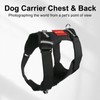 Dog Harness for Gopro, Dog Harness Vest with Buckle Mounts