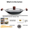 Futura Non-Stick Appachatty Breakfast Pan with Stainless Steel Lid 8.66
