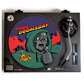 Universal MF Doom Turntable Slipmat for Vinyl Records Fits 12" Player DJ Slip Mat Platter