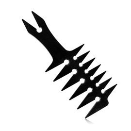 Rumyve Professional Barber Combs,Hair Shedding and Textured Comb Wide Tooth Comb,Double-sided Men's Comb Fantail Handle