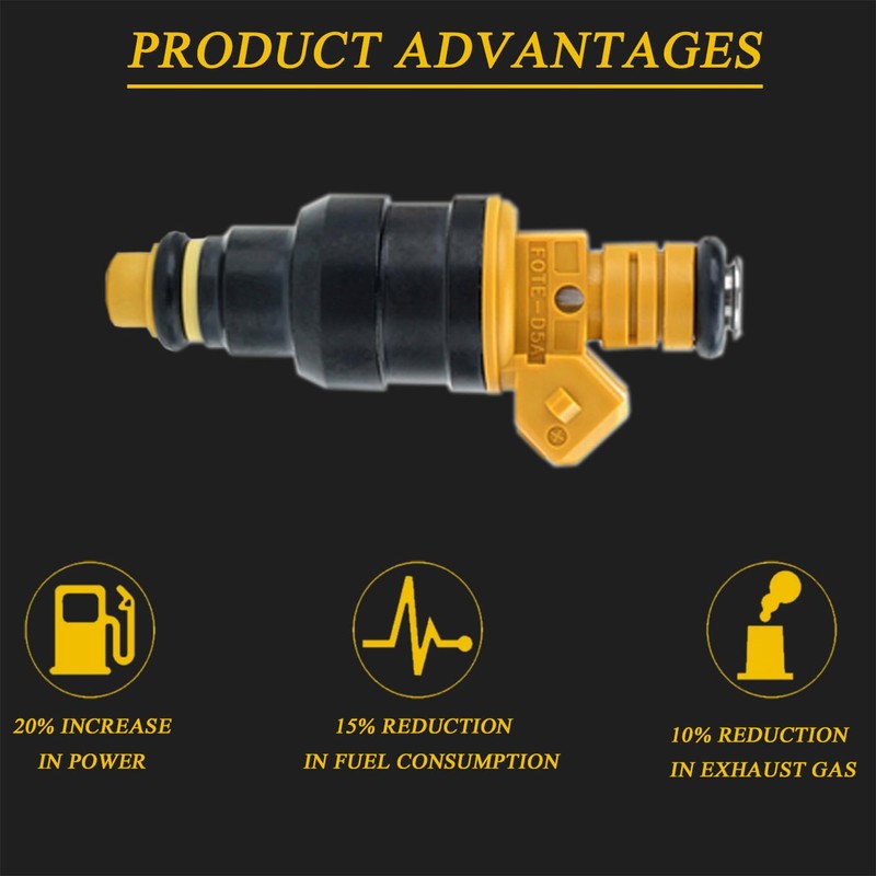 IXGKHC 8X Inyectores de combustible EV1 para GM TPI 22
