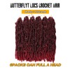 Butterfly Locs Crochet Hair 6 Packs Long Faux Locs Crochet
