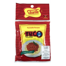 Sibarita Tuco Tallarin - Spaghetti Seasoning - Imported from Peru - 1.97 ounces - 6 Packets Inside