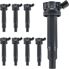 PHILTOP UF230 Ignition Coil Pack, Set of 8 Compatible with Tundra 2000-2009, Sequoia 2001-2009, SC430 2002-2010, Land Cruiser 1998-2007, GX470 2003-2009, GS430 2001-2007, 4Runner 2003-2009 4.7L