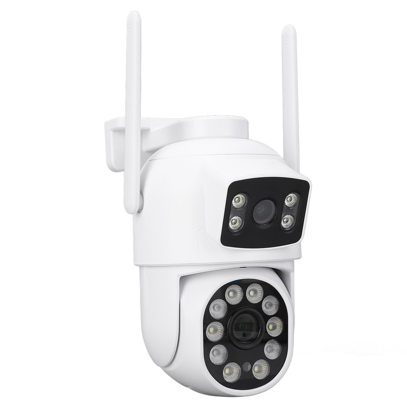 Dual Lens Security Camera 360° Pan Tilt Wireless Surveillance Camera