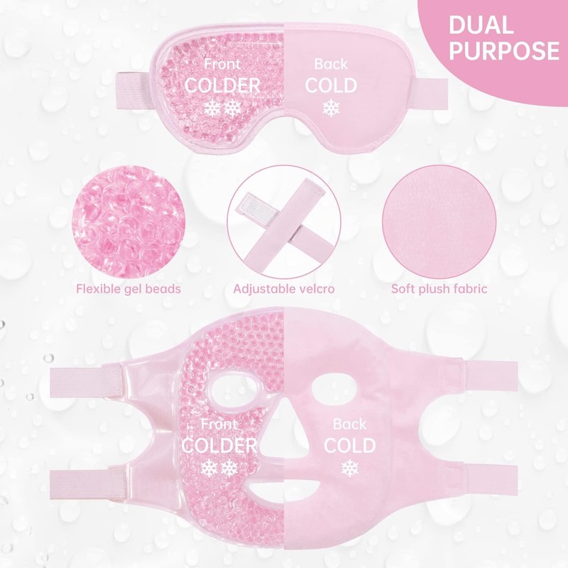Warm and cold for the face, reduces swelling, eliminates dark