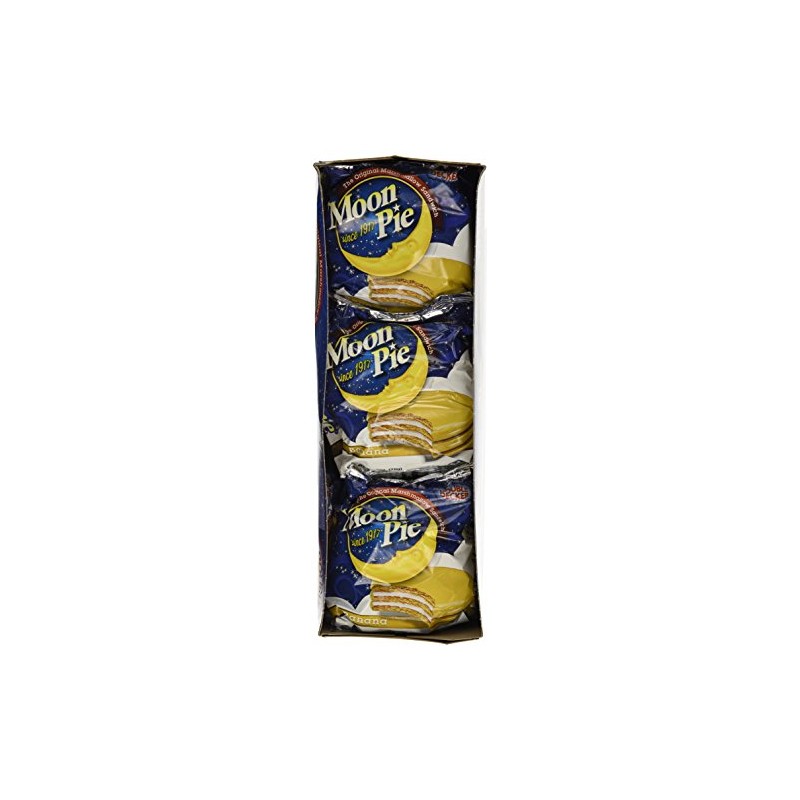 Moon Pie The Original Marshmallow Sandwich Banana, 24.75 Ounce
