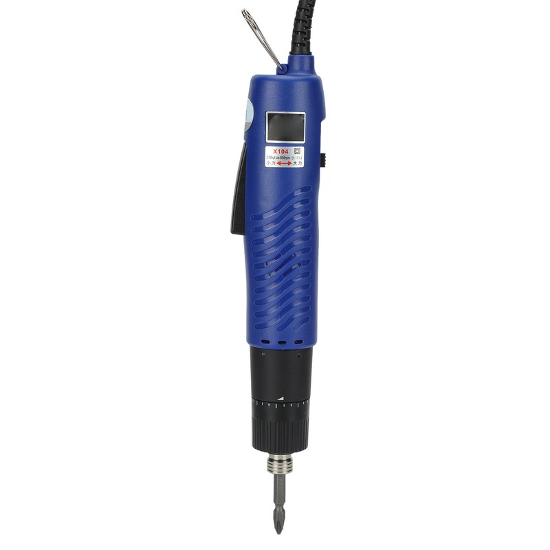 Electric Screwdriver Semi Automatic Adjustable Torsion 850rpm for 2‑6mm Screw