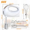 Electric Hand Mixer, 5 Levels Hand Mixer, Includes 1 Whisk,